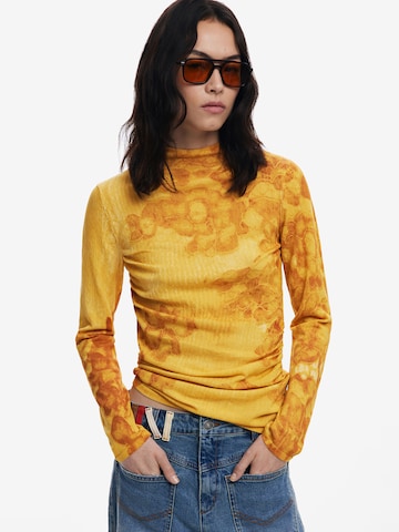 Desigual Pulover | rumena barva: sprednja stran