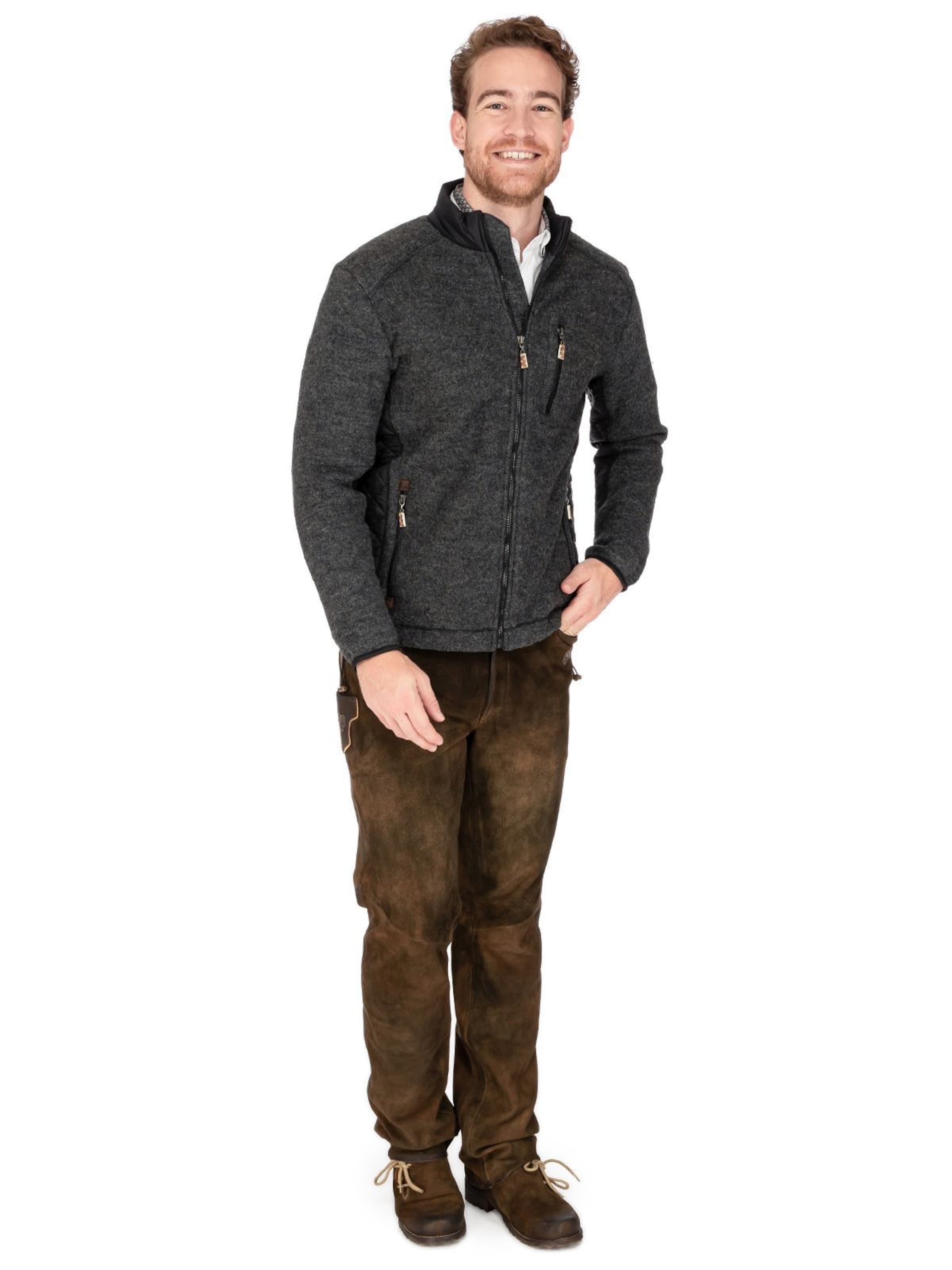 Country Maddox Athletic Jacket 'Bruchsee' in Grey