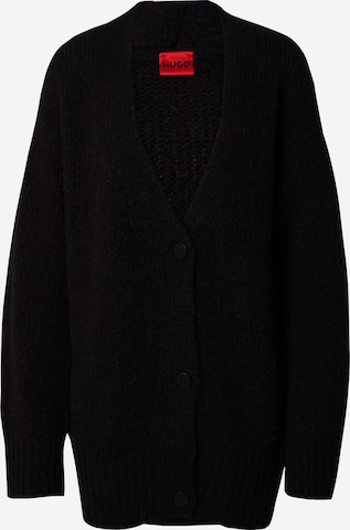 Cardigan HUGO Red en noir : devant