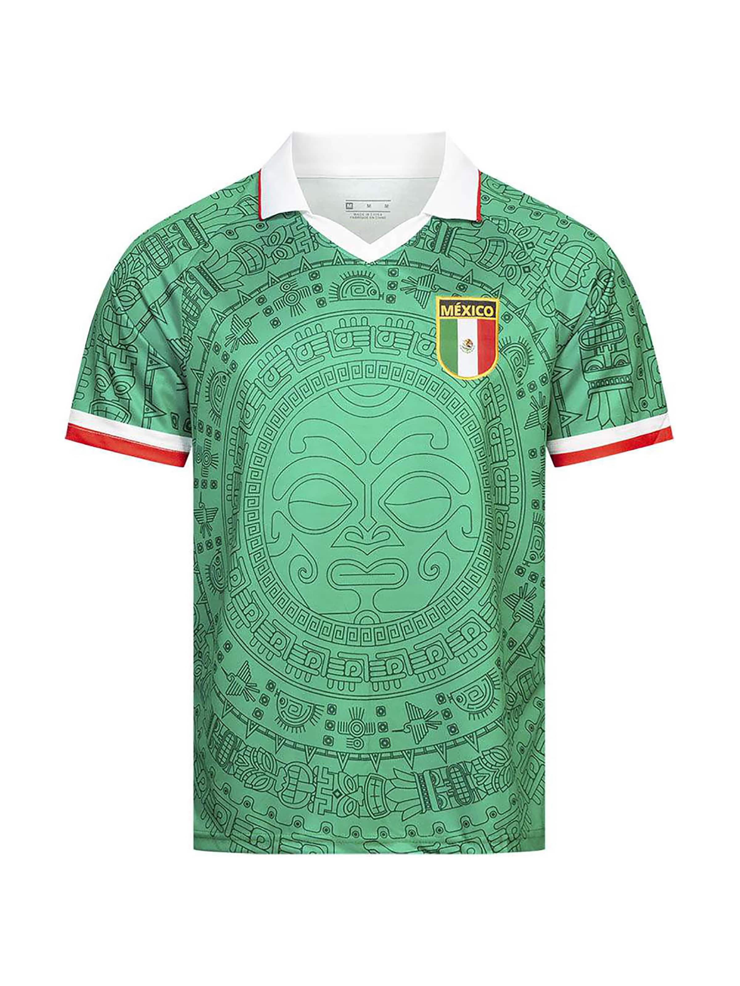 JELEX Jersey 'Retro History Mexiko' in Green: front