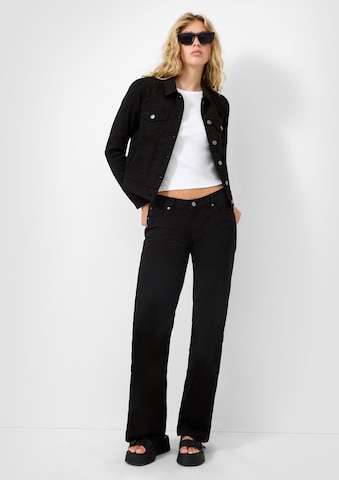 Wide Leg Jean ' CATIE ' QS en noir