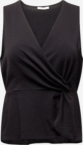 ABOUT YOU Curvy Bluse 'Elisabeth' in Schwarz: predná strana