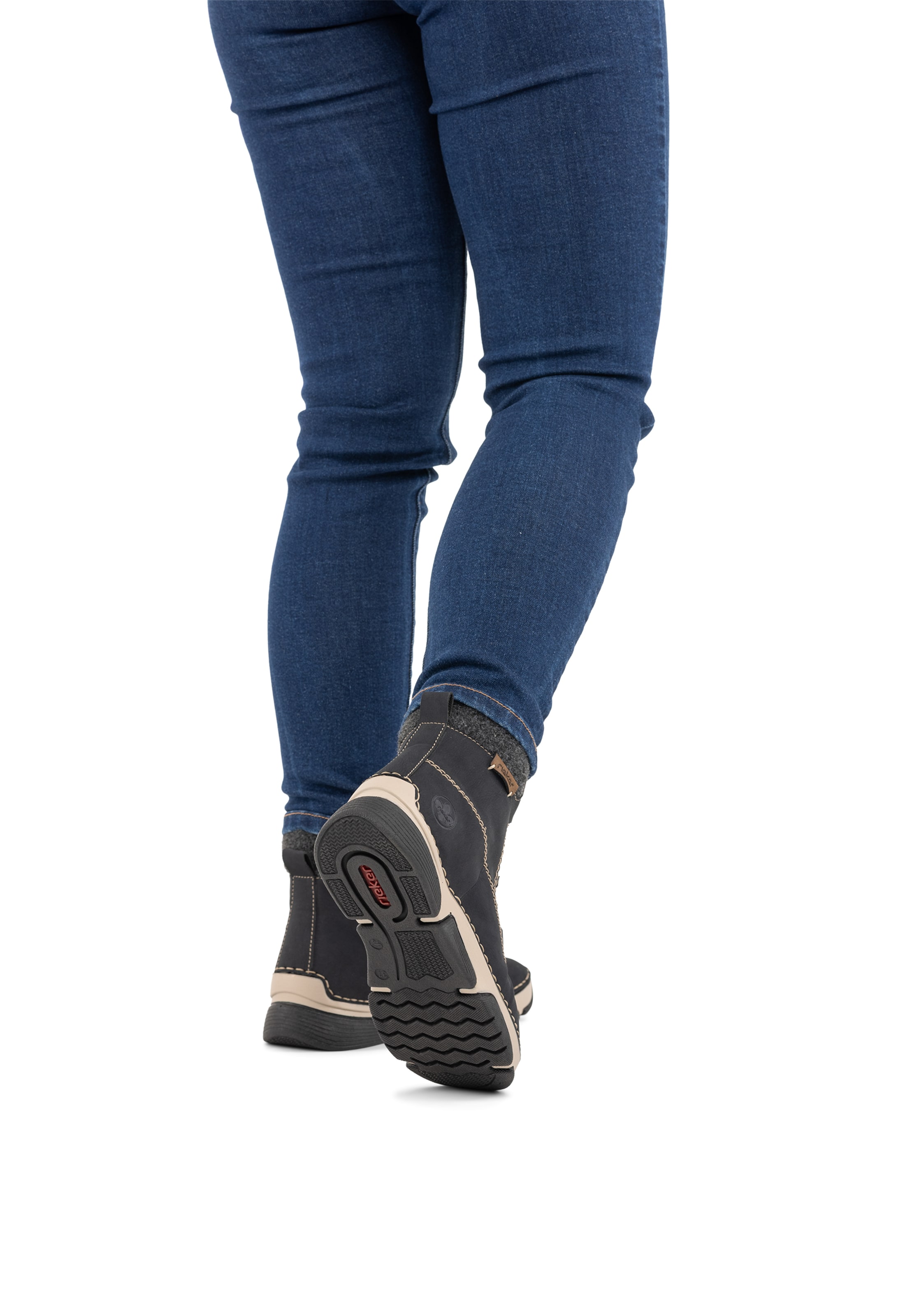 Bottines à lacets Rieker en bleu