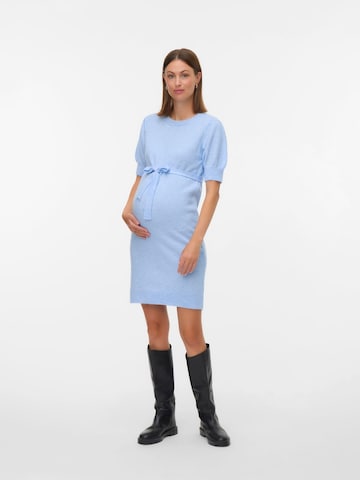 MAMALICIOUS - Vestido de punto 'MLCarmen' en azul