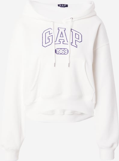 GAP Sweater majica u tamno ljubičasta / bijela, Pregled proizvoda
