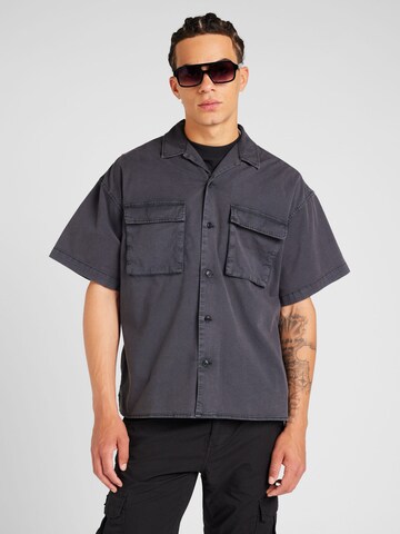 Comfort fit Camicia 'JCOBENTZON' di JACK & JONES in nero: frontale
