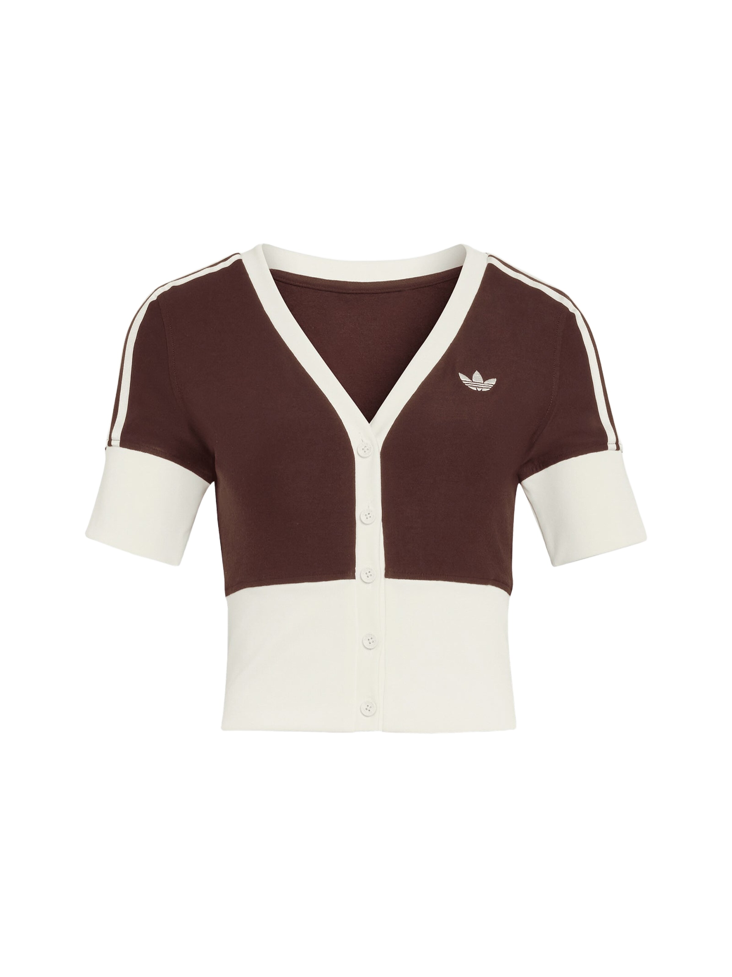 ADIDAS ORIGINALSKardigan - smeđa boja: prednji dio