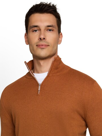 TOM TAILOR Pullover in Braun