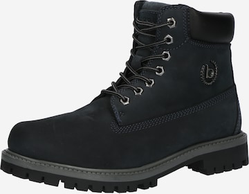 Bottines à lacets 'Poleman' bugatti en bleu : devant