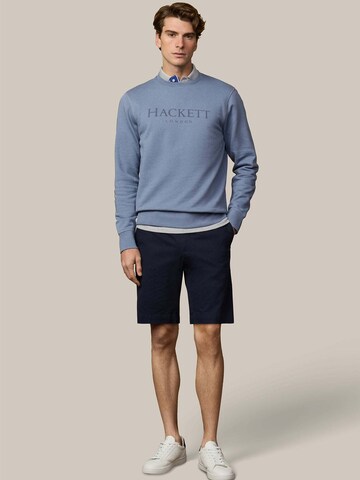 Hackett London Sweatshirt 'HERITAGE ESS CREW' in Blau