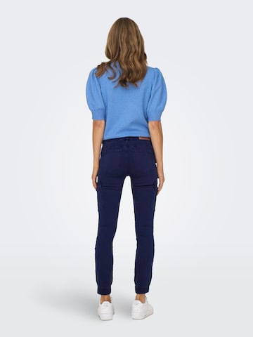 ONLY Slimfit Cargobroek 'Missouri' in Blauw