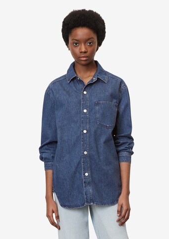 Marc O'Polo DENIM Bluse in Blau: predná strana