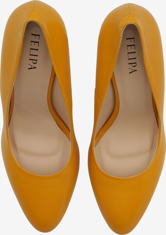 FELIPA Čevlji s peto | oranžna barva
