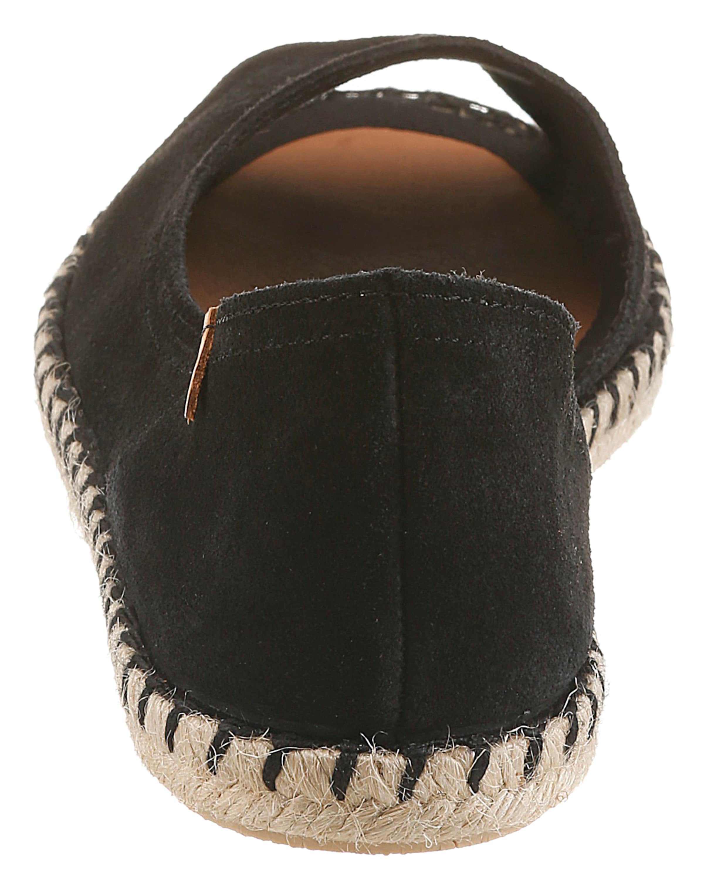 VERBENAS Espadrilles in Schwarz