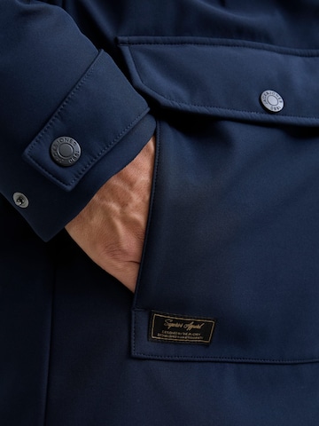 JACK & JONES Winterjas 'Finn' in Blauw