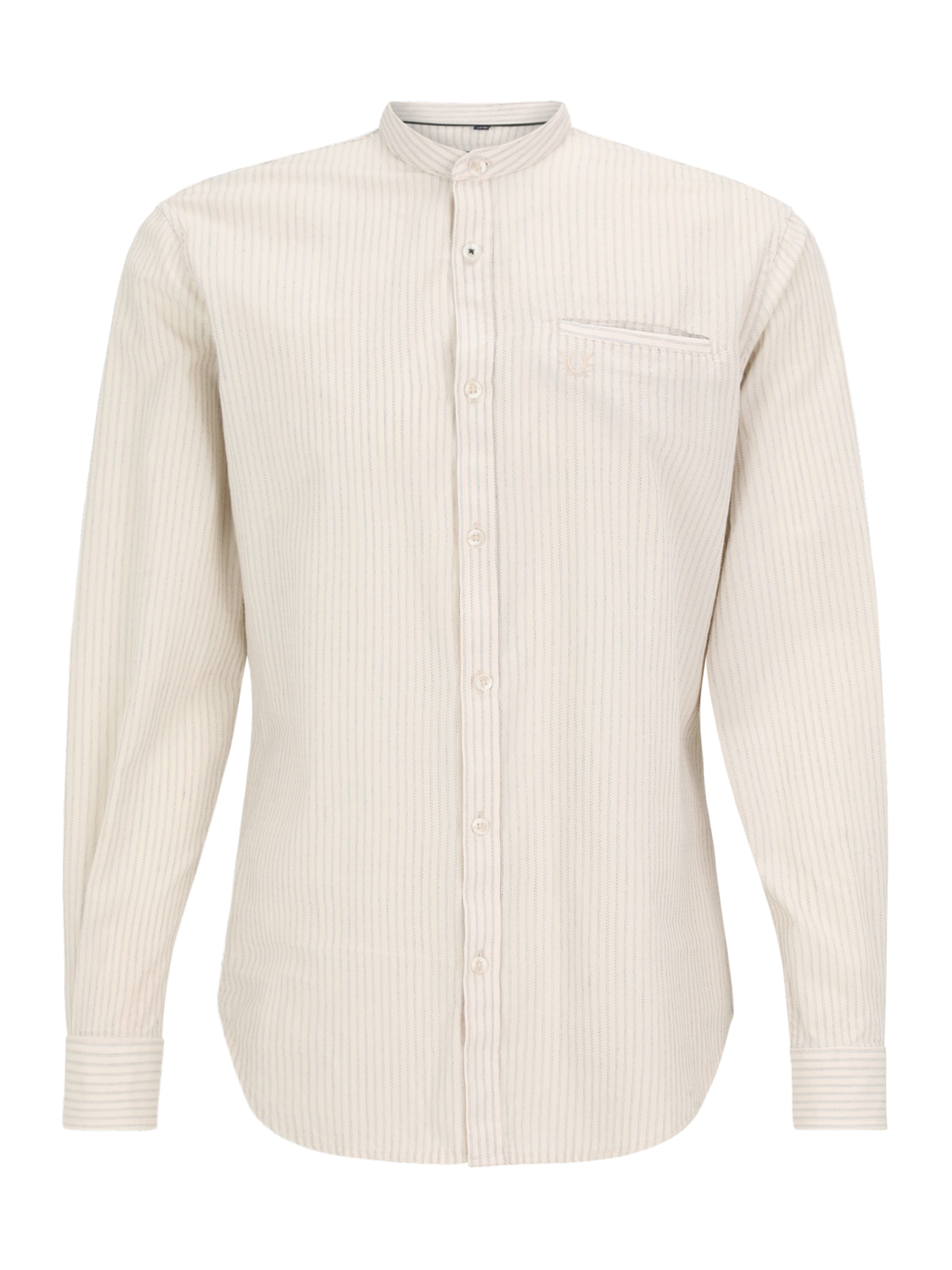 Krüger Buam Klasický střih Krojová košile 'Armando' – béžová: přední strana