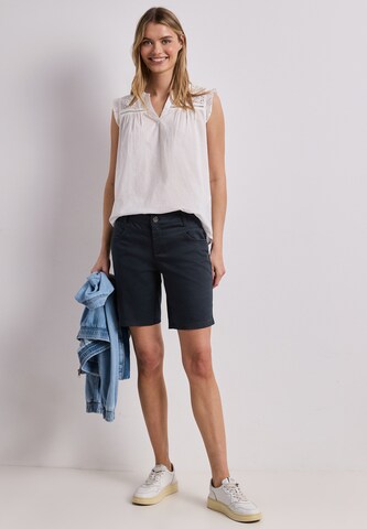 STREET ONE Regular Pants in Blue: front