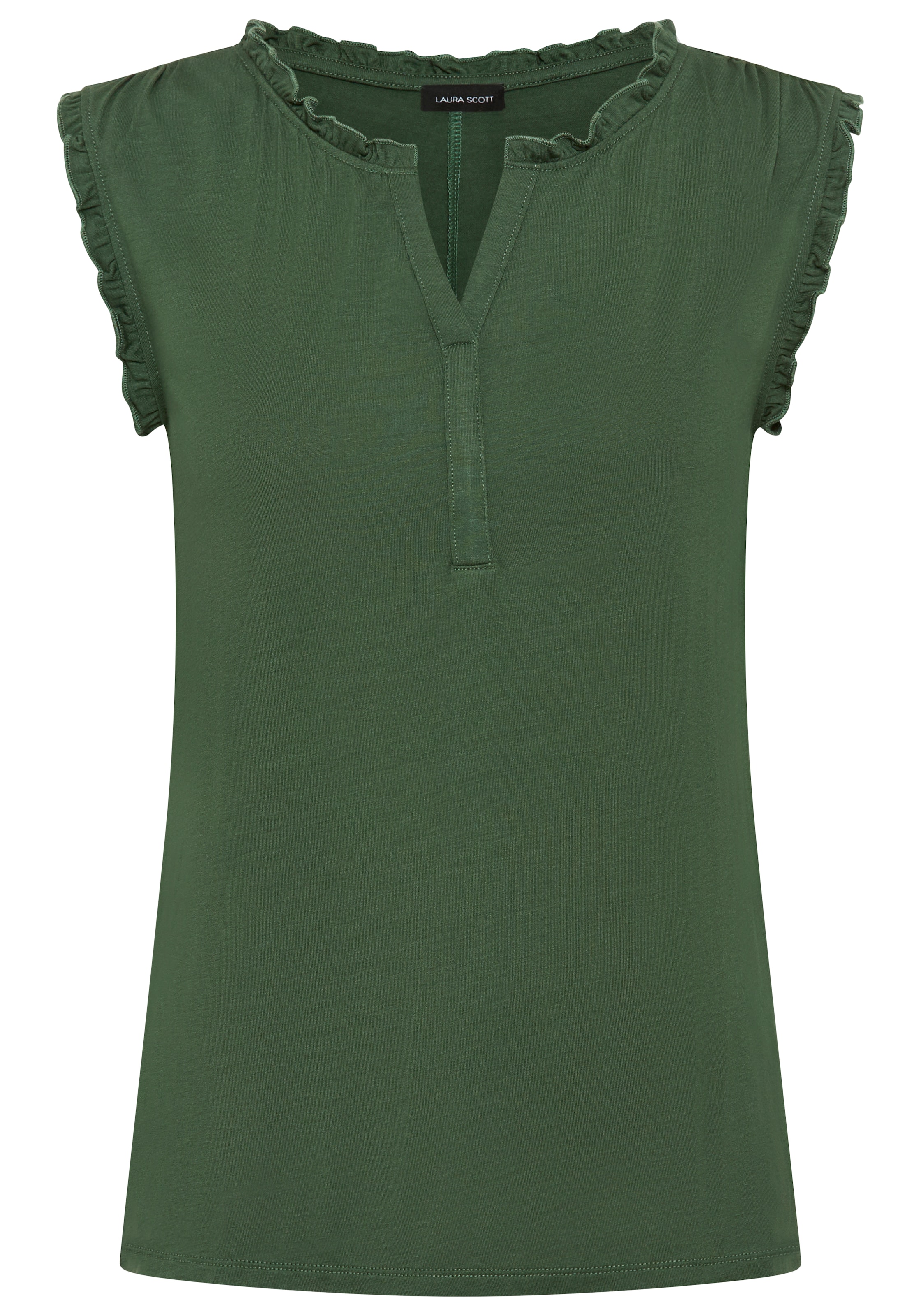 LAURA SCOTT Top in Green: front