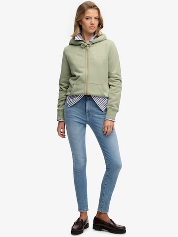 Superdry - Casaco em moletão 'ESSENTIAL' em verde