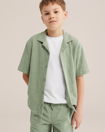 Fit confort Chemise WE Fashion en vert : devant