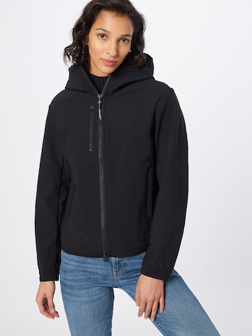 Krakatau Between-Season Jacket in Black: front