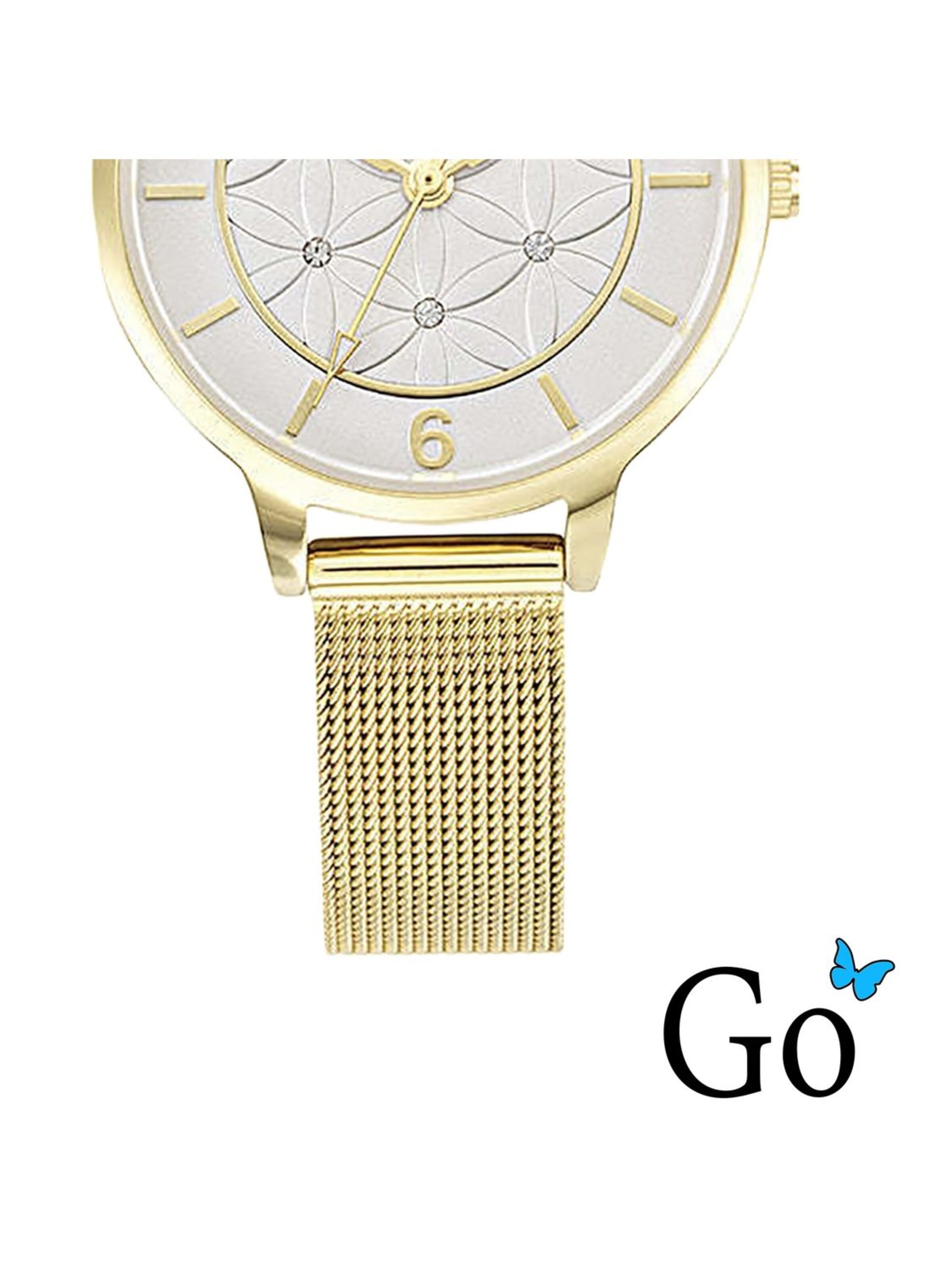 GO GirlOnly - Reloj analógico en oro