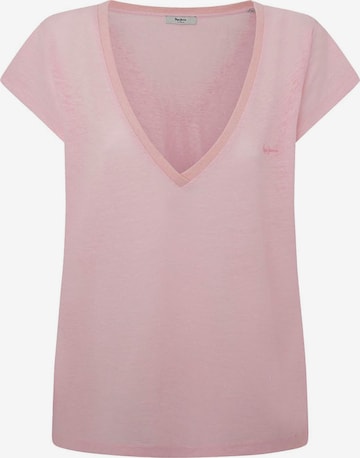 rozā Pepe Jeans T-Krekls 'LEIGHTON': no priekšpuses