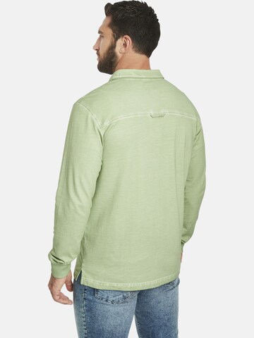 Jan Vanderstorm Zip-Up Hoodie ' Folkward ' in Green