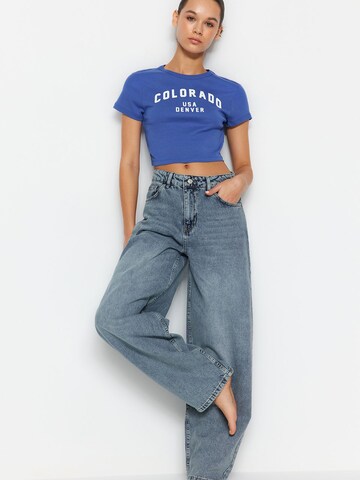Baggy Jean Trendyol en bleu