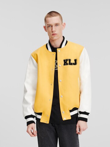 KARL LAGERFELD JEANS Overgangsjakke i gul: forside