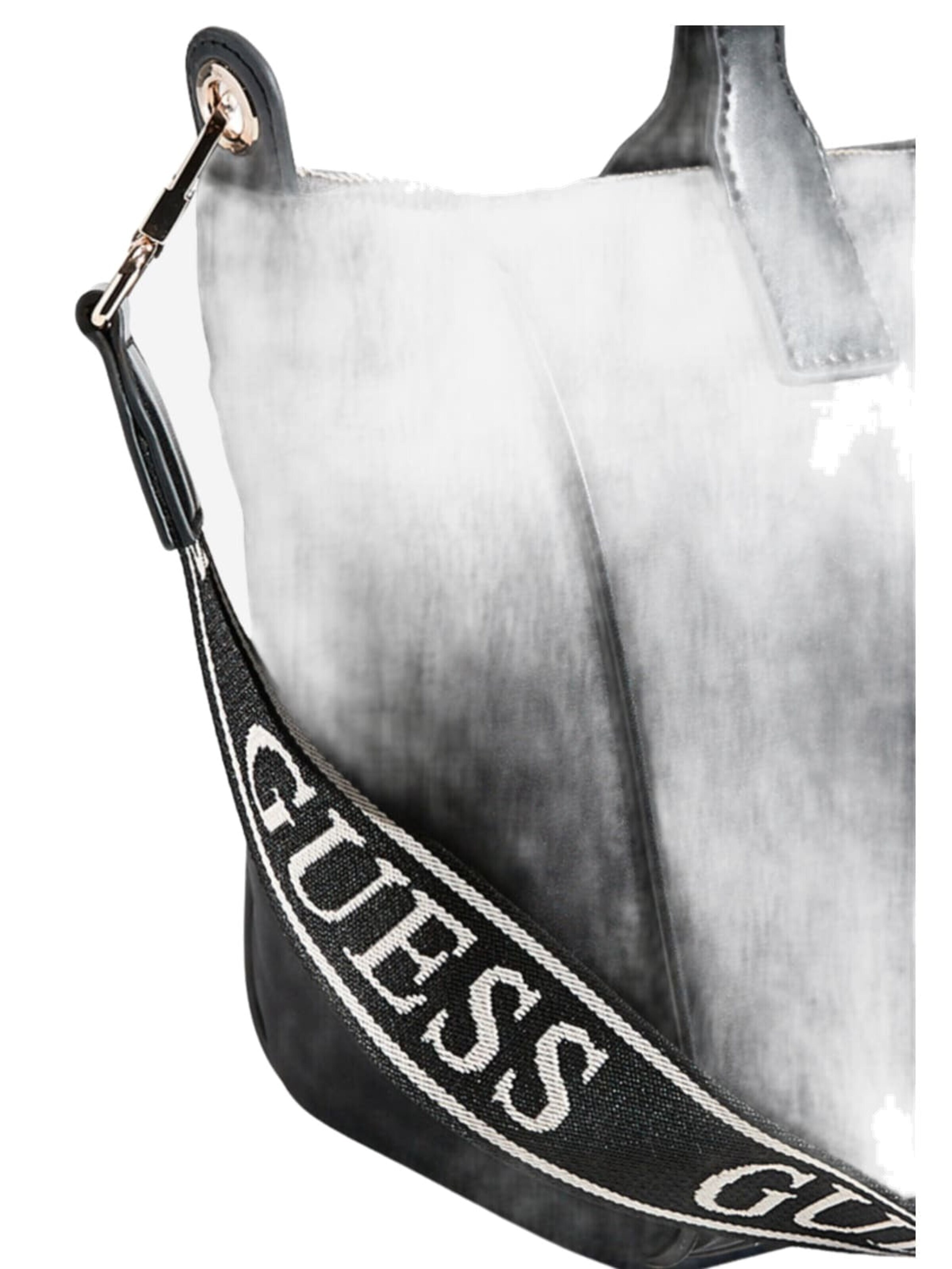 Borsa a mano 'Follie Chit Chat' di GUESS in nero