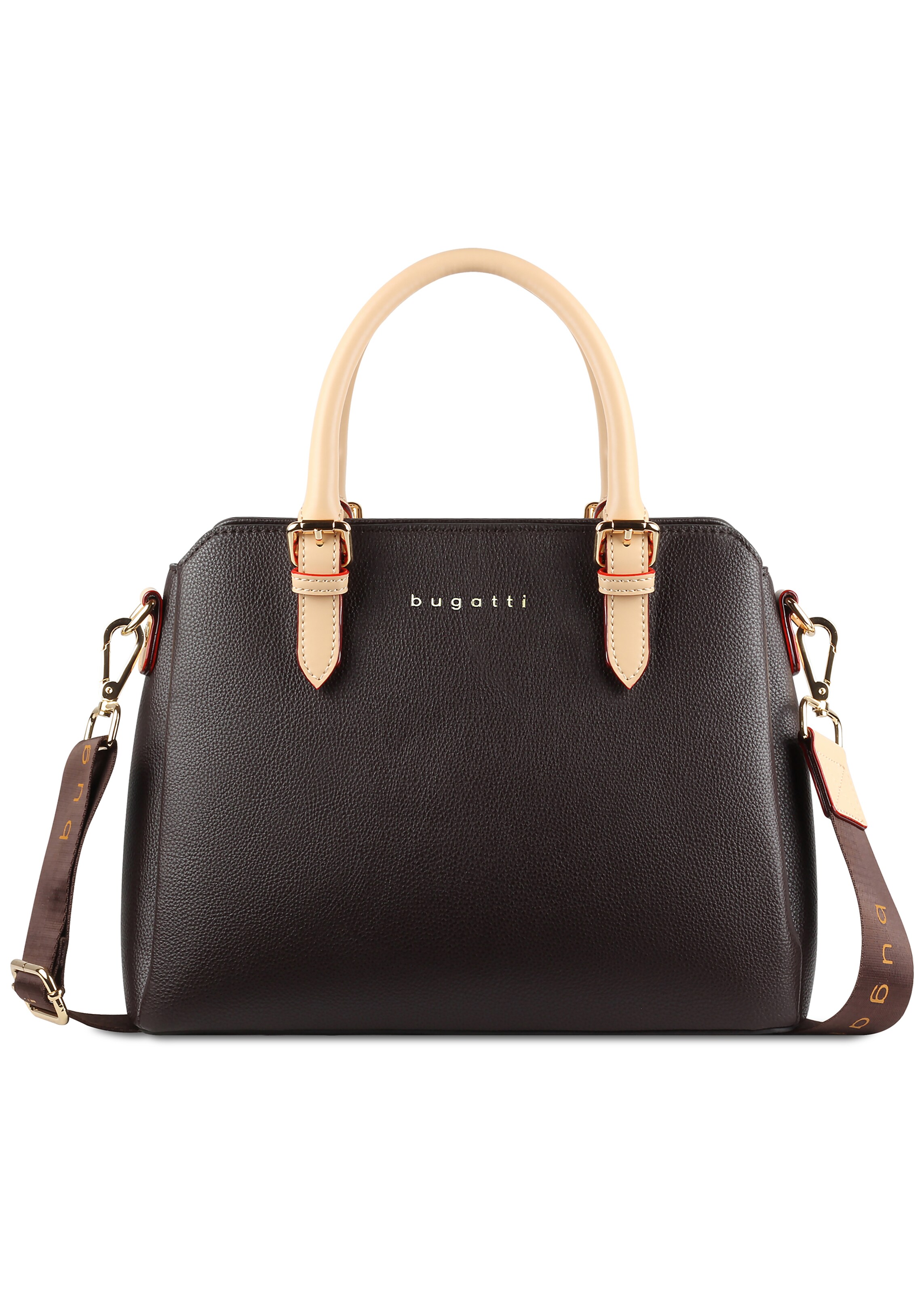 bugatti Handtas 'Ella' in Bruin: voorkant