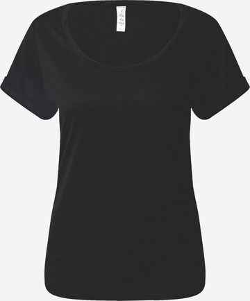 melns Marika Sporta krekls 'Vesper': no priekšpuses