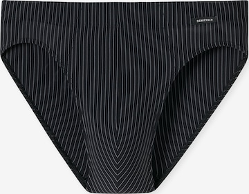 SCHIESSER Slip ' Supermini - Pure Micro ' in Schwarz: Vorderseite