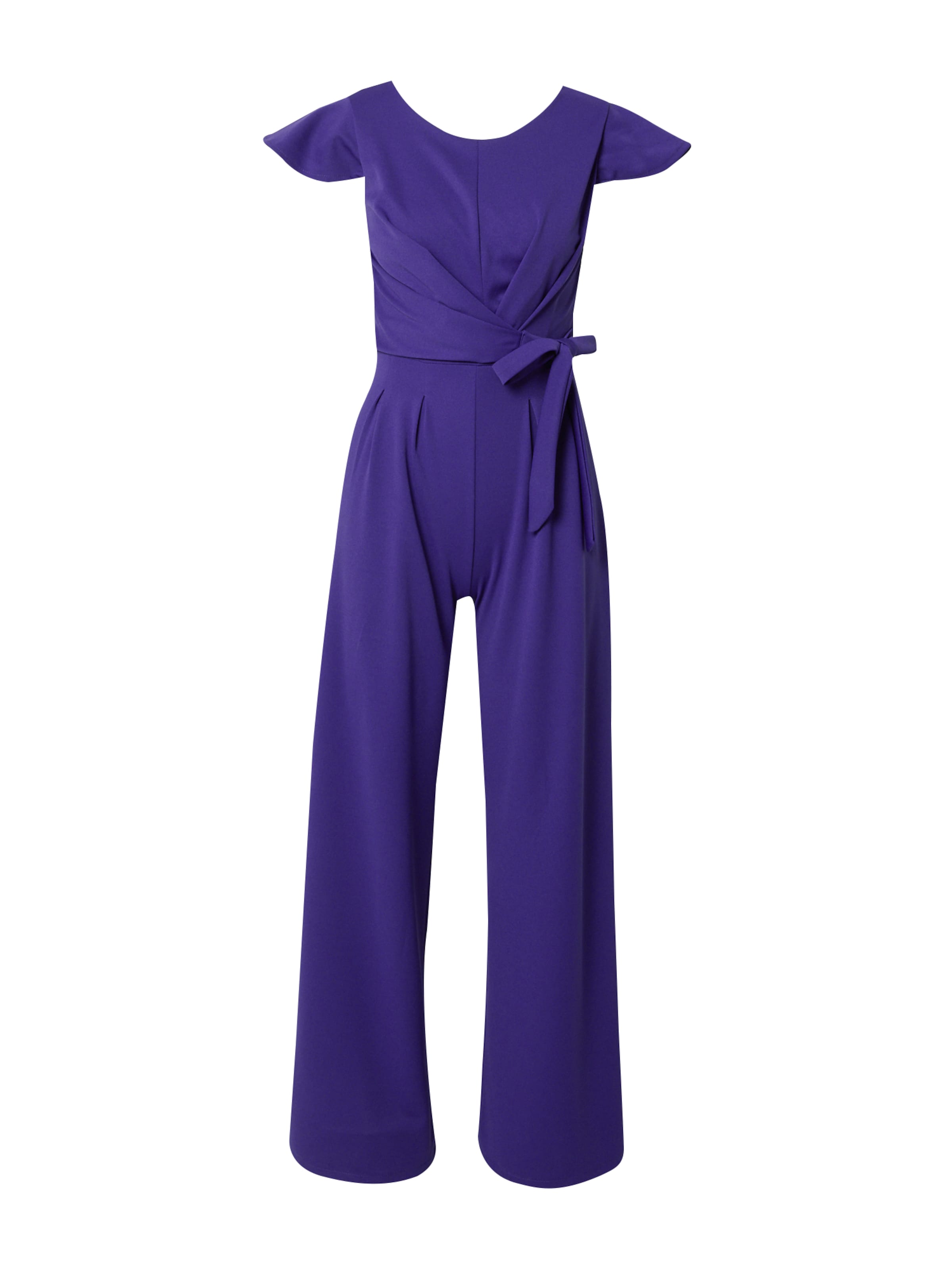 WAL G. - Jumpsuit 'BEBE' en lila: frente
