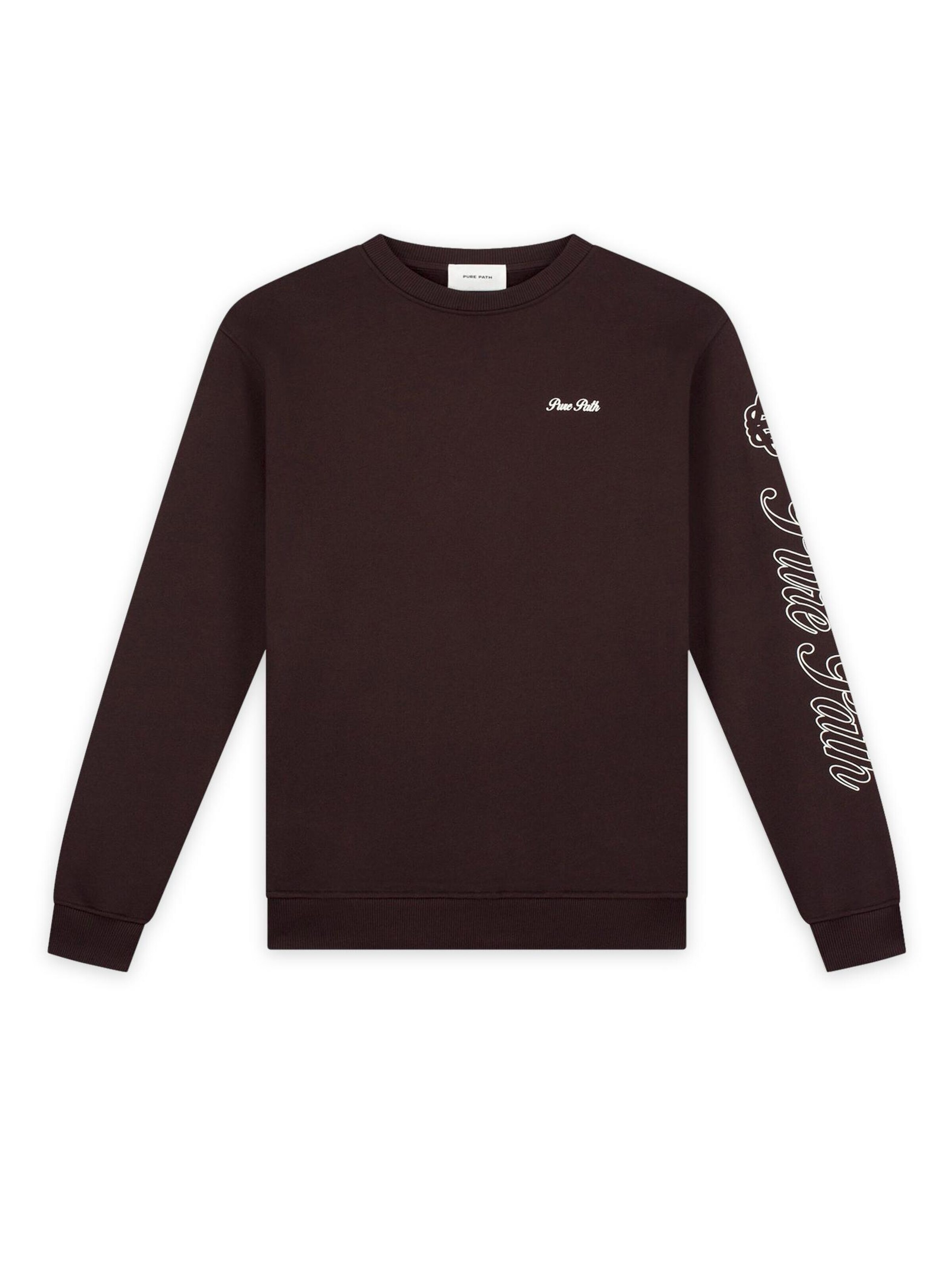 Pure Path Sweatshirt in Brown: front