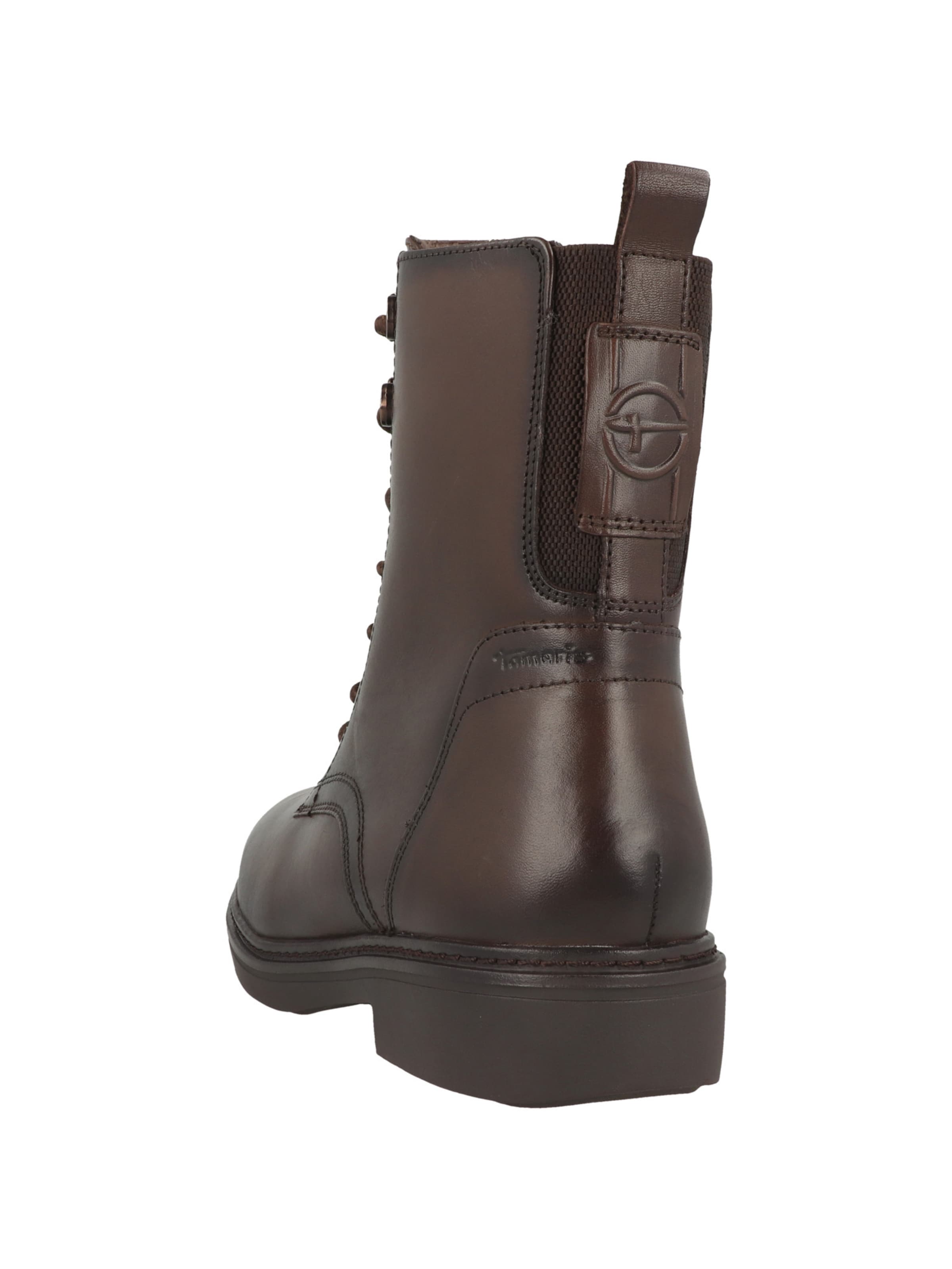 Bottines à lacets Tamaris en marron