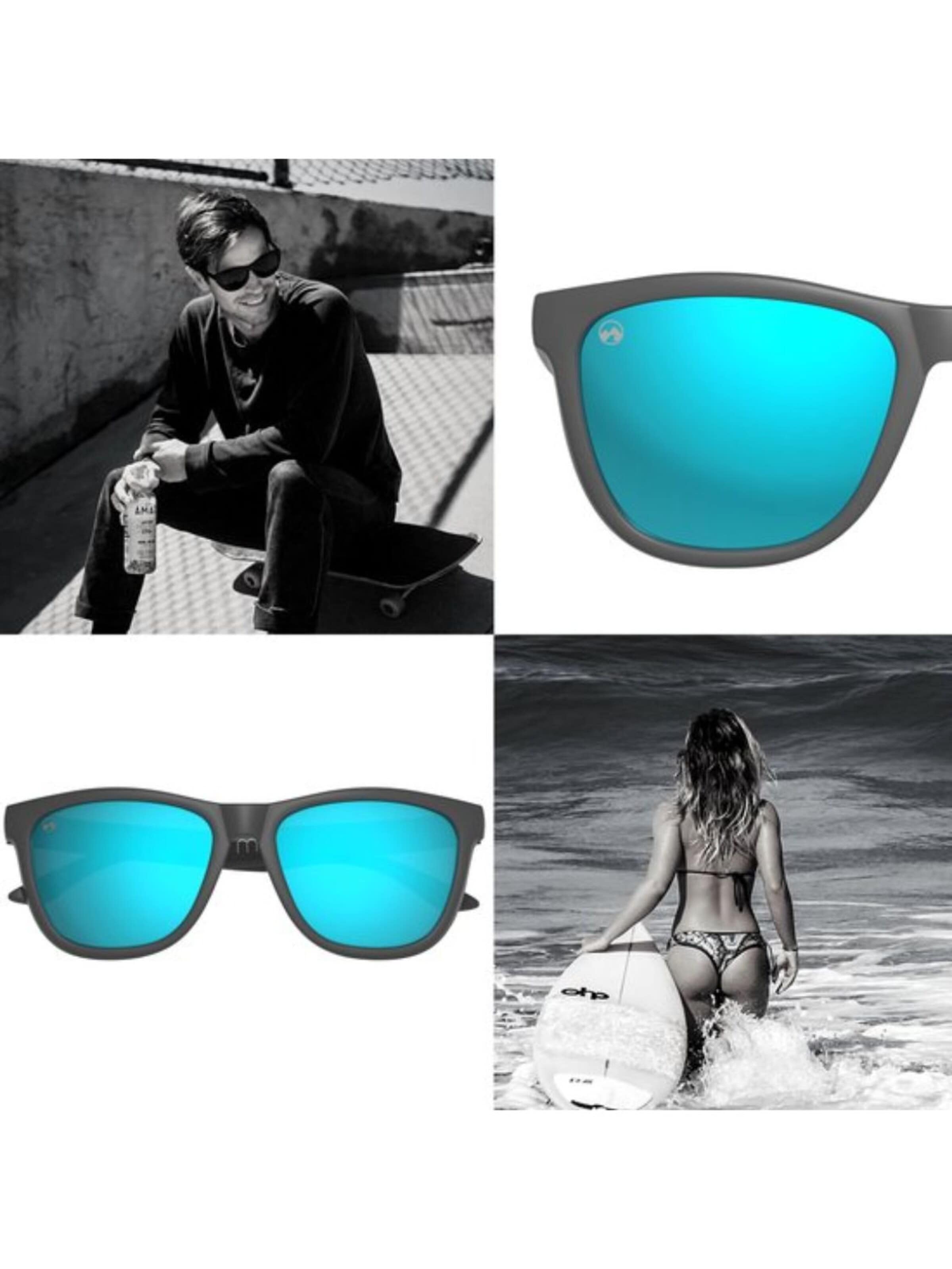 Mowmow - Gafas de sol deportivas 'MowMow Opal LIMITED Sunglasses - Polarized - Men - Women' en azul
