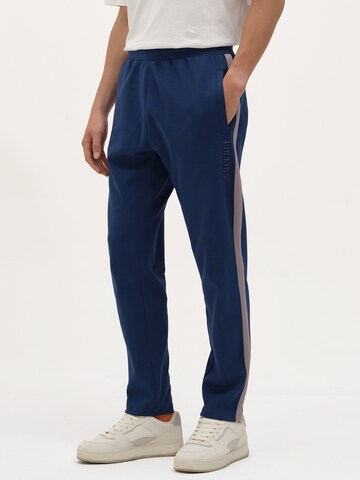 Rockupy Pajama Pants 'Uden' in Blue: front