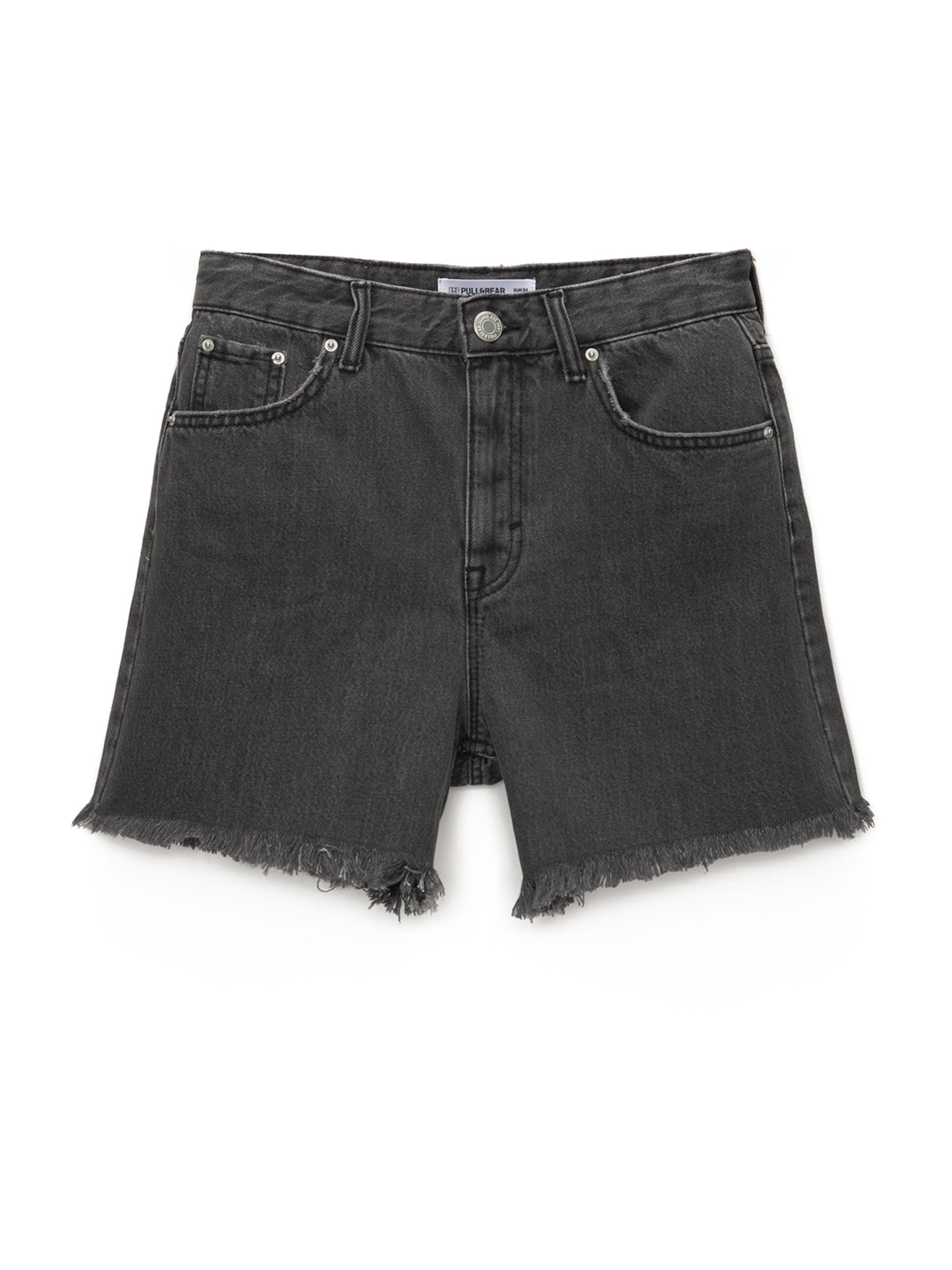 Pull&Bear regular Jeans i sort: forside