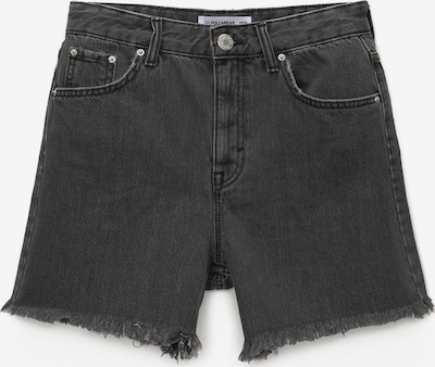 Pull&Bear Shorts in black denim, Produktansicht
