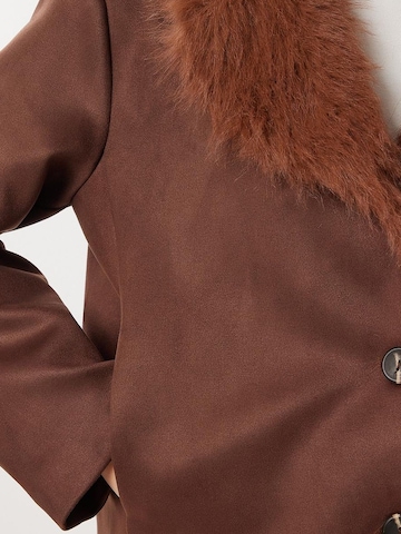 Happiness İstanbul - Casaco meia-estação em castanho