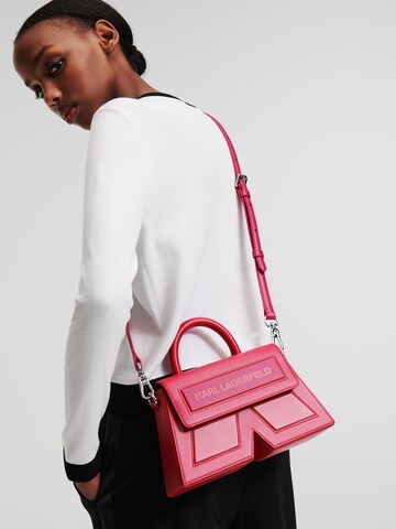 Karl Lagerfeld Дамска чанта в червено: отпред