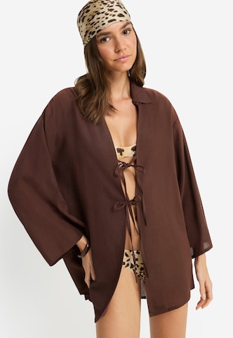 LSCN by LASCANA Tunika – hnědá: přední strana