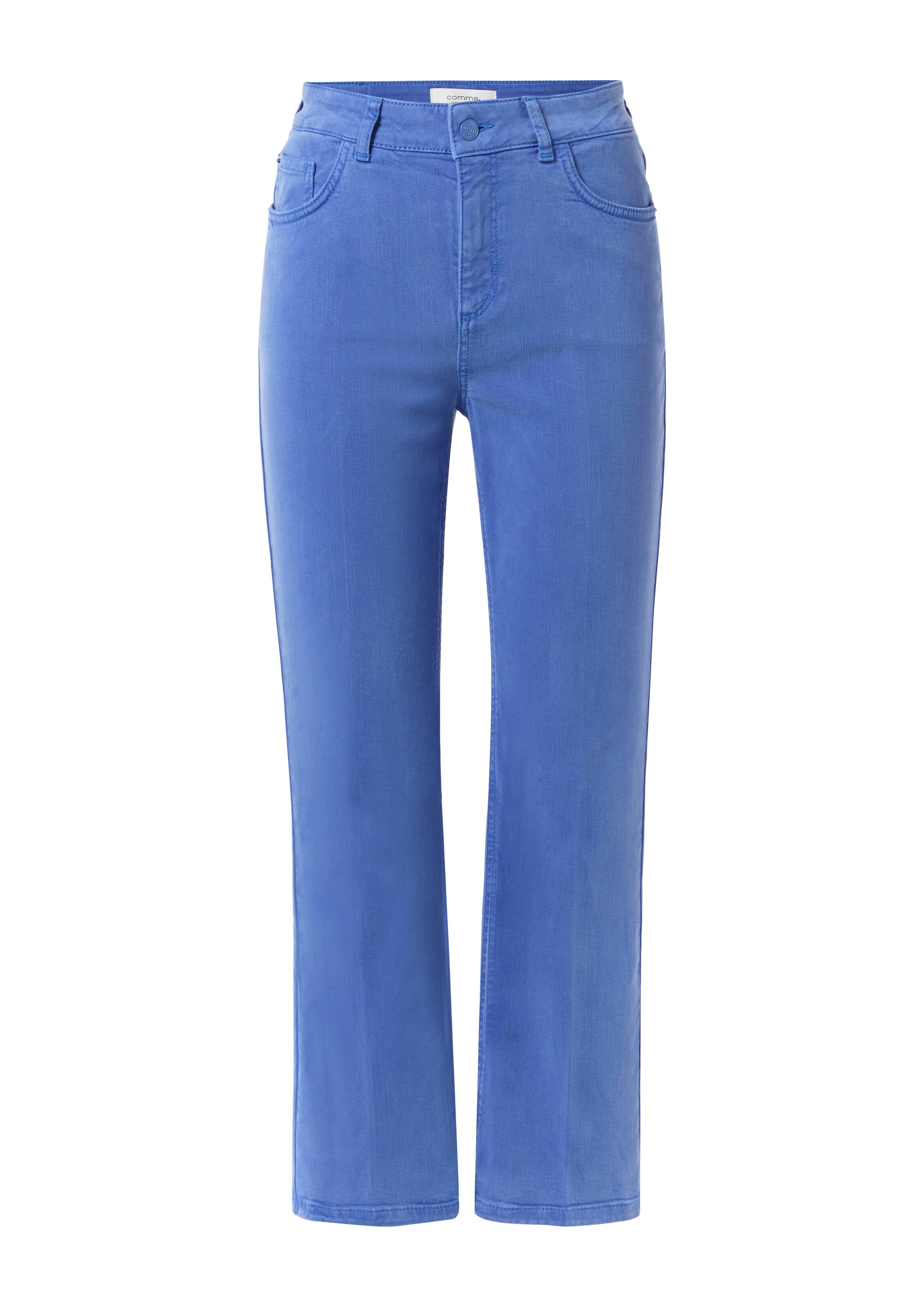 comma casual identity Bootcut Hose in Blau: Vorderseite