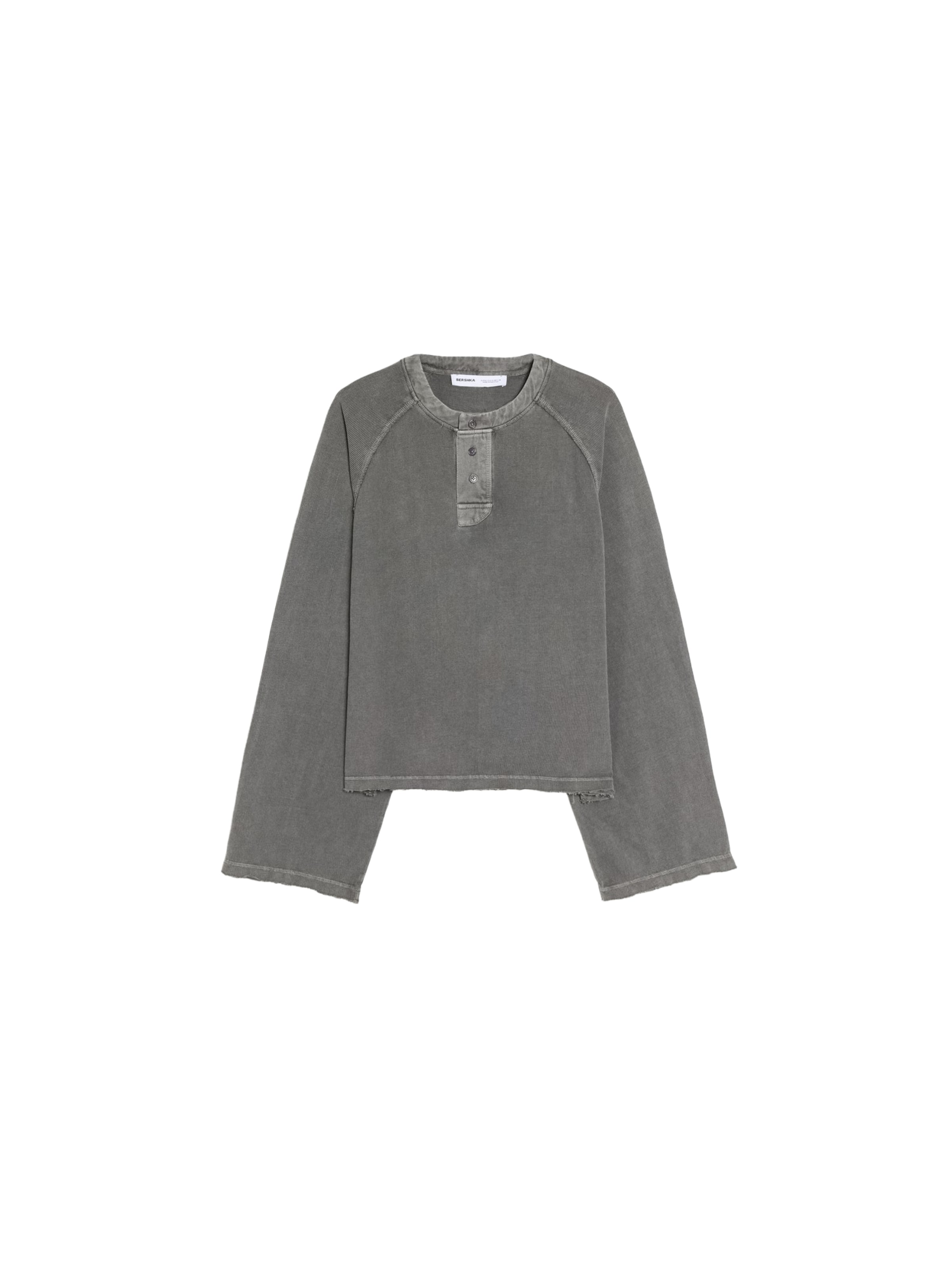 T-Shirt Bershka en gris : devant
