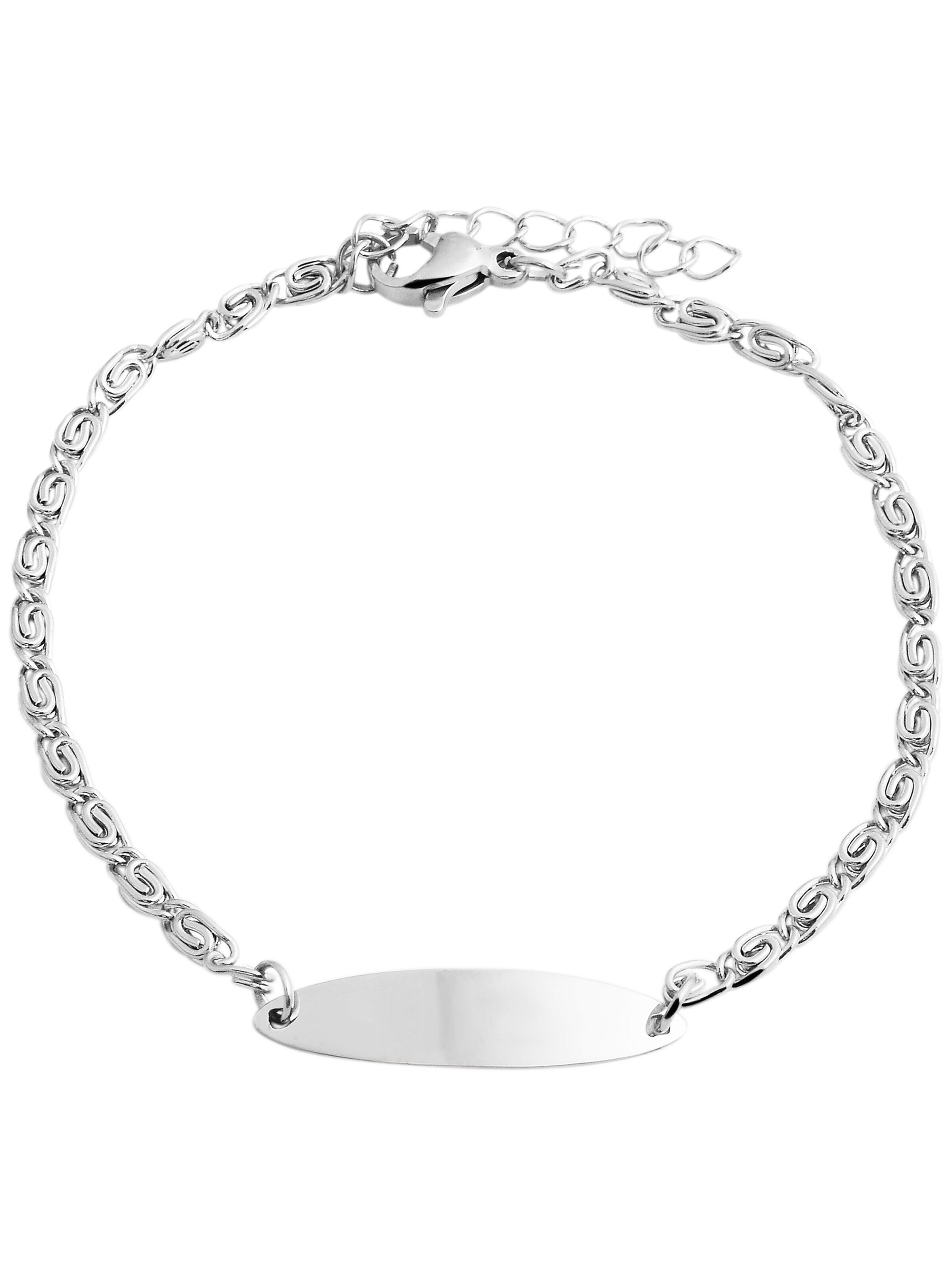 Akzent Bracelet 'Jakkie' in Silver