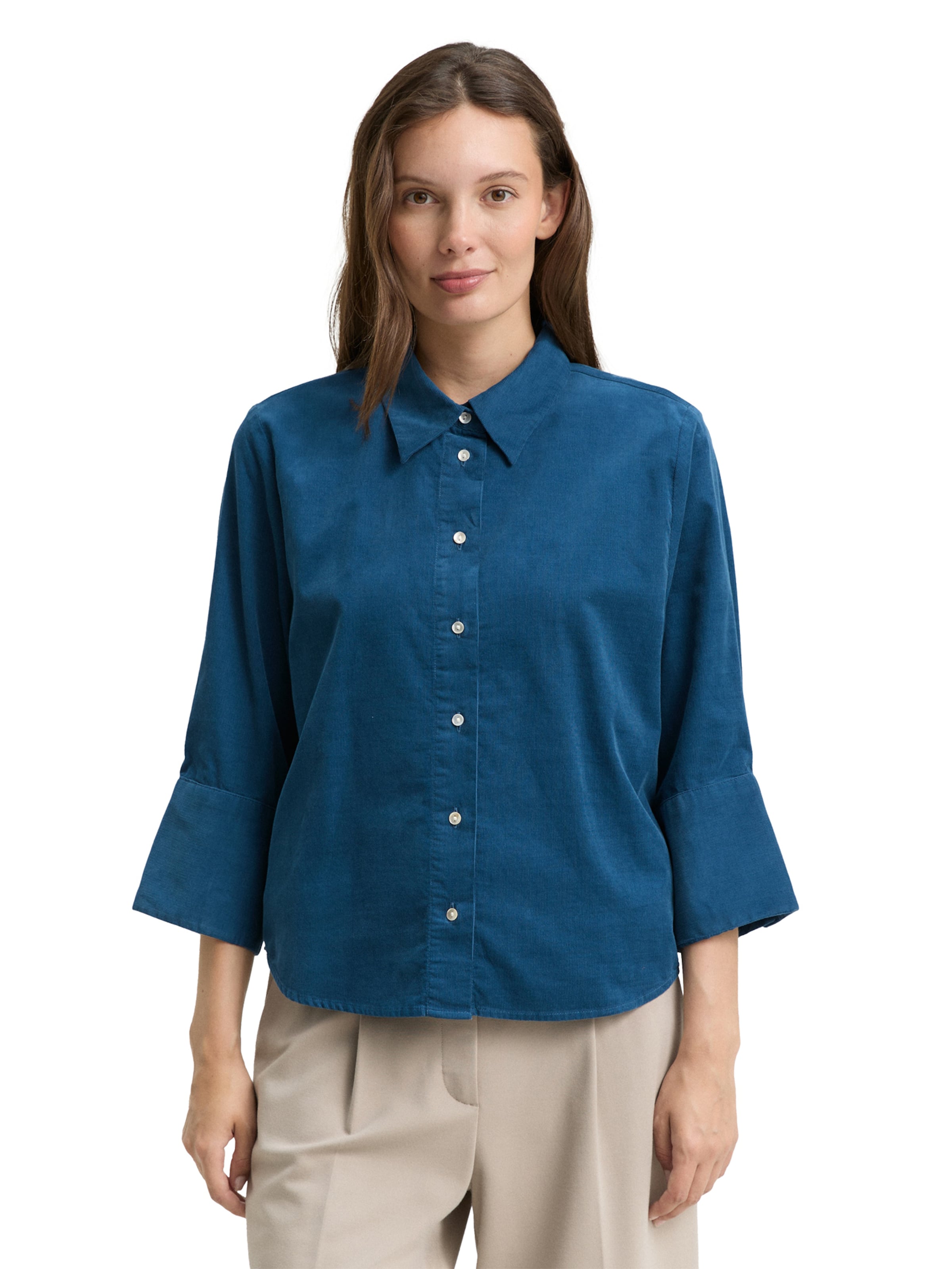 TOM TAILOR Bluse in Blau: Vorderseite