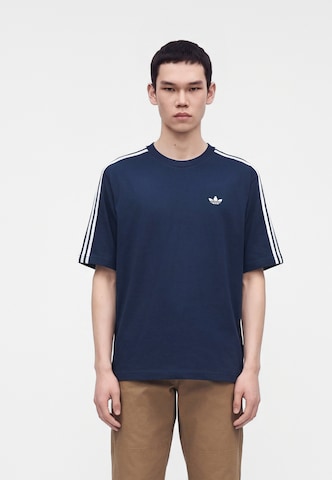 ADIDAS ORIGINALS T-shirt 'Adicolor' i blå: framsida