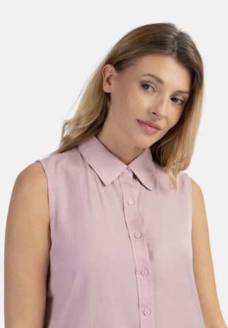 Camicia da donna di usha WHITE LABEL in rosa